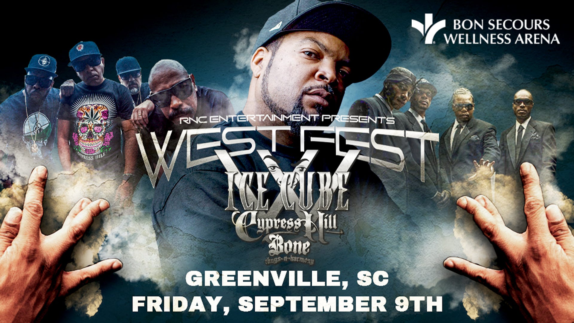 Ice Cube, Cypress Hill, and Bоne Thugs-N-Harmony Concert Canceled in Greenville